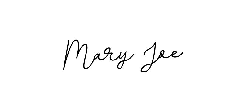 Use a signature maker to create a handwritten signature online. With this signature software, you can design (BallpointsItalic-DORy9) your own signature for name Mary Joe. Mary Joe signature style 11 images and pictures png