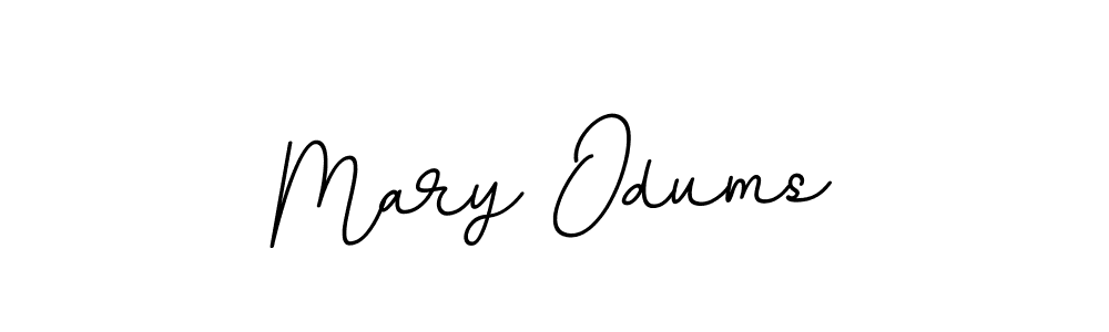 Mary Odums stylish signature style. Best Handwritten Sign (BallpointsItalic-DORy9) for my name. Handwritten Signature Collection Ideas for my name Mary Odums. Mary Odums signature style 11 images and pictures png