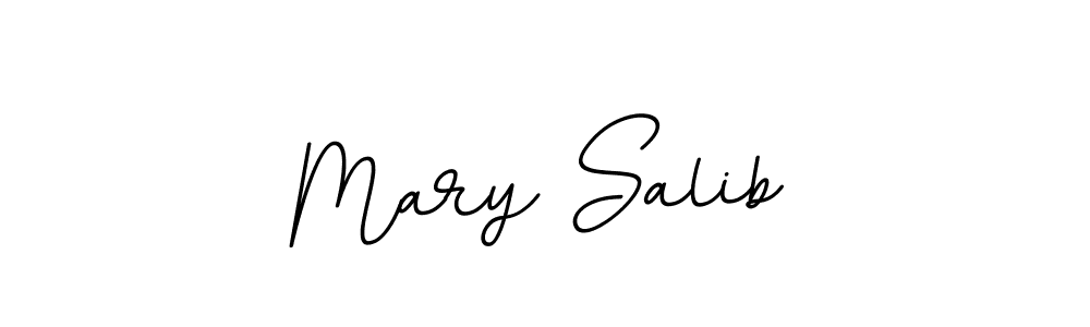Mary Salib stylish signature style. Best Handwritten Sign (BallpointsItalic-DORy9) for my name. Handwritten Signature Collection Ideas for my name Mary Salib. Mary Salib signature style 11 images and pictures png
