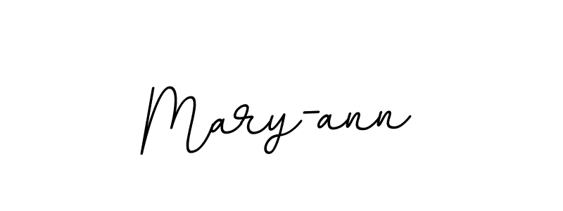 Also You can easily find your signature by using the search form. We will create Mary-ann name handwritten signature images for you free of cost using BallpointsItalic-DORy9 sign style. Mary-ann signature style 11 images and pictures png