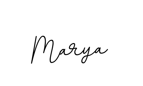 The best way (BallpointsItalic-DORy9) to make a short signature is to pick only two or three words in your name. The name Marya include a total of six letters. For converting this name. Marya signature style 11 images and pictures png