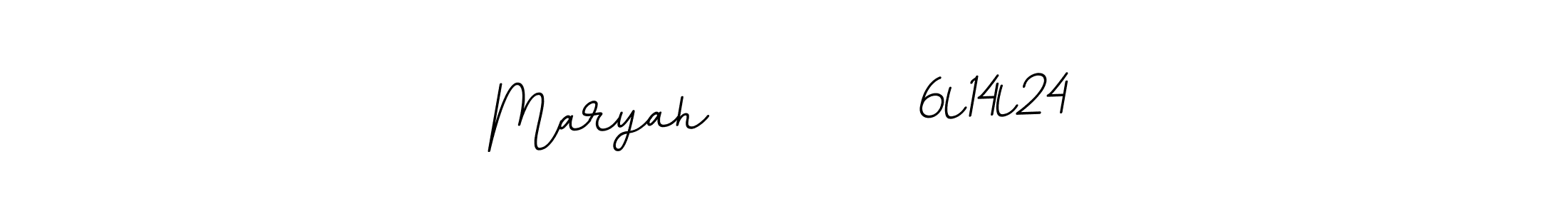 How to make Maryah         6l14l24 signature? BallpointsItalic-DORy9 is a professional autograph style. Create handwritten signature for Maryah         6l14l24 name. Maryah         6l14l24 signature style 11 images and pictures png