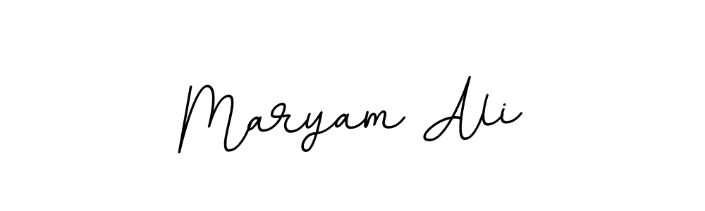 Design your own signature with our free online signature maker. With this signature software, you can create a handwritten (BallpointsItalic-DORy9) signature for name Maryam Ali. Maryam Ali signature style 11 images and pictures png