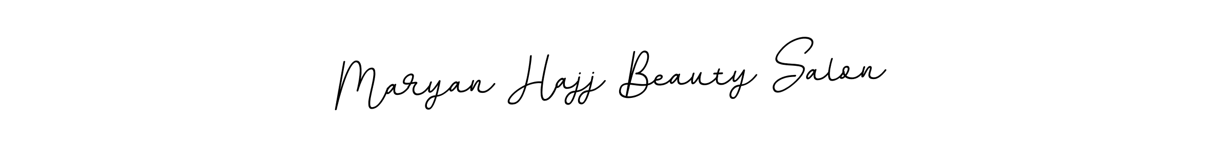 if you are searching for the best signature style for your name Maryan Hajj Beauty Salon. so please give up your signature search. here we have designed multiple signature styles  using BallpointsItalic-DORy9. Maryan Hajj Beauty Salon signature style 11 images and pictures png