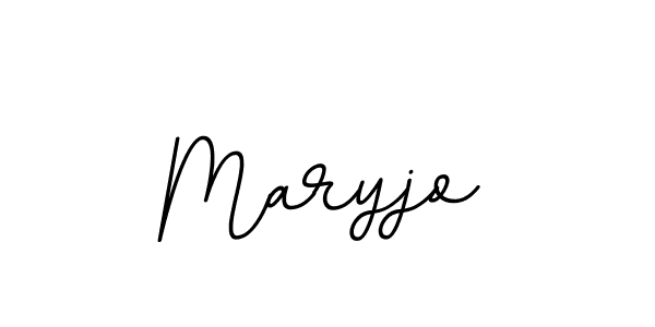Use a signature maker to create a handwritten signature online. With this signature software, you can design (BallpointsItalic-DORy9) your own signature for name Maryjo. Maryjo signature style 11 images and pictures png