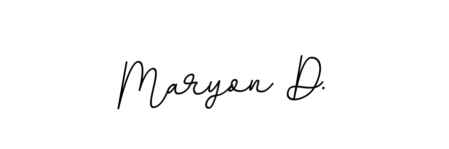 Similarly BallpointsItalic-DORy9 is the best handwritten signature design. Signature creator online .You can use it as an online autograph creator for name Maryon D.. Maryon D. signature style 11 images and pictures png