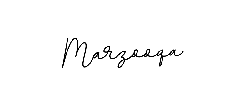 Design your own signature with our free online signature maker. With this signature software, you can create a handwritten (BallpointsItalic-DORy9) signature for name Marzooqa. Marzooqa signature style 11 images and pictures png