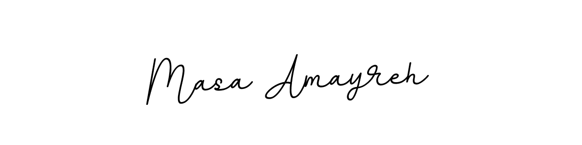 Make a beautiful signature design for name Masa Amayreh. With this signature (BallpointsItalic-DORy9) style, you can create a handwritten signature for free. Masa Amayreh signature style 11 images and pictures png