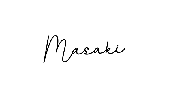 Make a beautiful signature design for name Masaki. With this signature (BallpointsItalic-DORy9) style, you can create a handwritten signature for free. Masaki signature style 11 images and pictures png