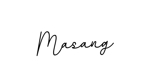 Design your own signature with our free online signature maker. With this signature software, you can create a handwritten (BallpointsItalic-DORy9) signature for name Masang. Masang signature style 11 images and pictures png