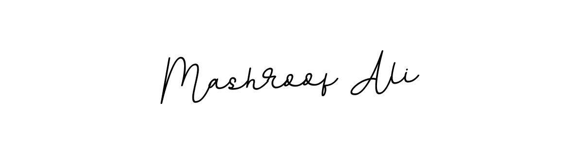 The best way (BallpointsItalic-DORy9) to make a short signature is to pick only two or three words in your name. The name Mashroof Ali include a total of six letters. For converting this name. Mashroof Ali signature style 11 images and pictures png