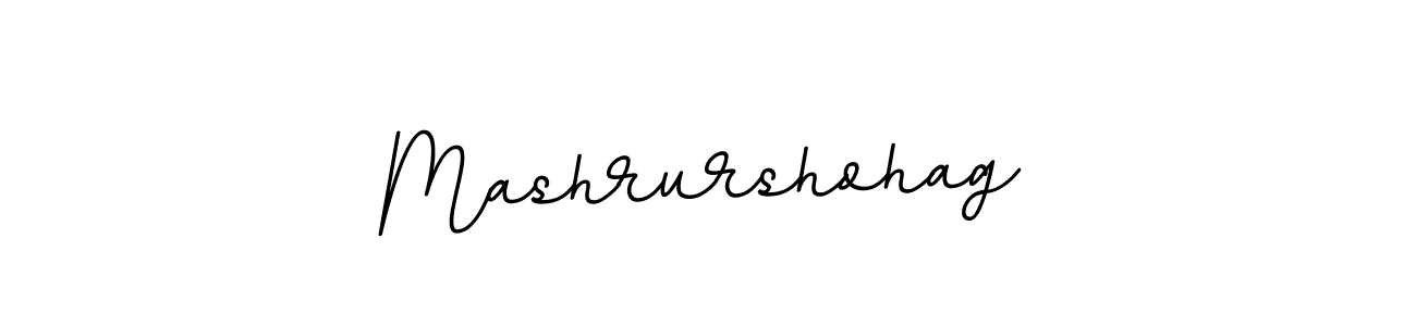 Design your own signature with our free online signature maker. With this signature software, you can create a handwritten (BallpointsItalic-DORy9) signature for name Mashrurshohag. Mashrurshohag signature style 11 images and pictures png