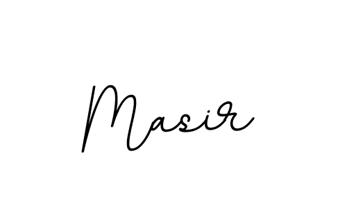 How to make Masir name signature. Use BallpointsItalic-DORy9 style for creating short signs online. This is the latest handwritten sign. Masir signature style 11 images and pictures png