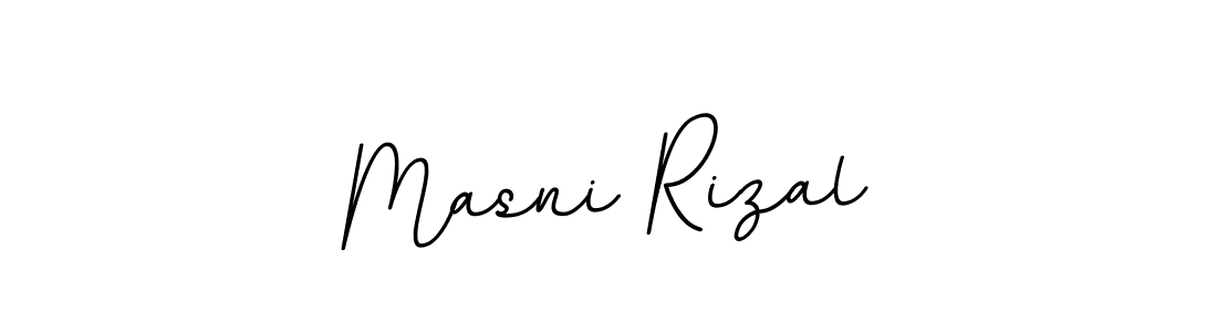 How to make Masni Rizal signature? BallpointsItalic-DORy9 is a professional autograph style. Create handwritten signature for Masni Rizal name. Masni Rizal signature style 11 images and pictures png