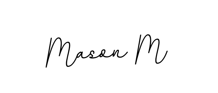 Make a beautiful signature design for name Mason M. Use this online signature maker to create a handwritten signature for free. Mason M signature style 11 images and pictures png