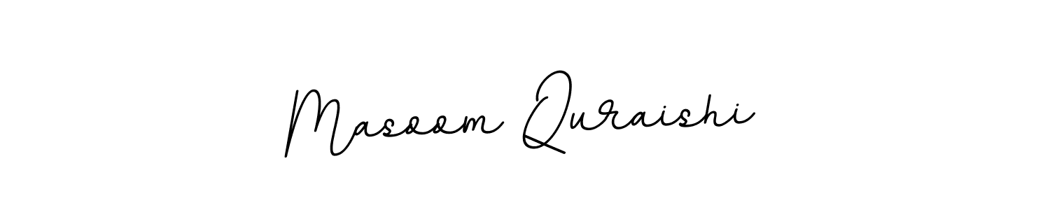 The best way (BallpointsItalic-DORy9) to make a short signature is to pick only two or three words in your name. The name Masoom Quraishi include a total of six letters. For converting this name. Masoom Quraishi signature style 11 images and pictures png