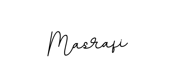 Design your own signature with our free online signature maker. With this signature software, you can create a handwritten (BallpointsItalic-DORy9) signature for name Masrafi. Masrafi signature style 11 images and pictures png