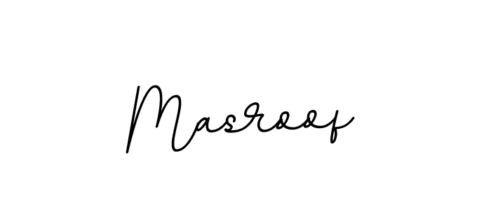 Masroof stylish signature style. Best Handwritten Sign (BallpointsItalic-DORy9) for my name. Handwritten Signature Collection Ideas for my name Masroof. Masroof signature style 11 images and pictures png