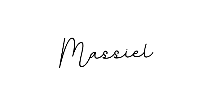 Massiel stylish signature style. Best Handwritten Sign (BallpointsItalic-DORy9) for my name. Handwritten Signature Collection Ideas for my name Massiel. Massiel signature style 11 images and pictures png