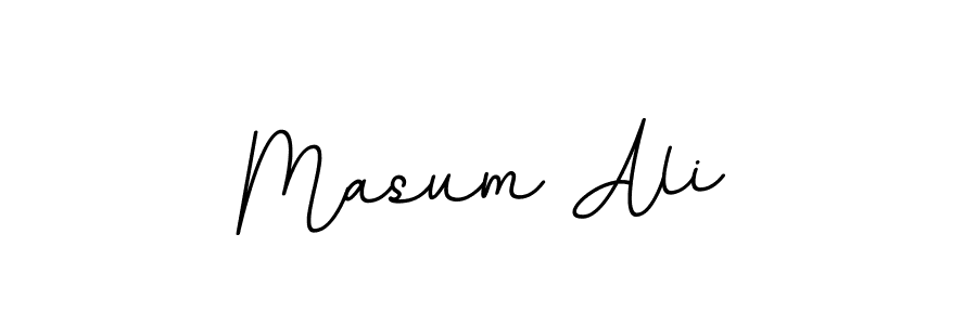 How to make Masum Ali name signature. Use BallpointsItalic-DORy9 style for creating short signs online. This is the latest handwritten sign. Masum Ali signature style 11 images and pictures png