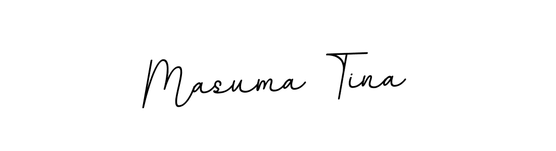 You should practise on your own different ways (BallpointsItalic-DORy9) to write your name (Masuma Tina) in signature. don't let someone else do it for you. Masuma Tina signature style 11 images and pictures png