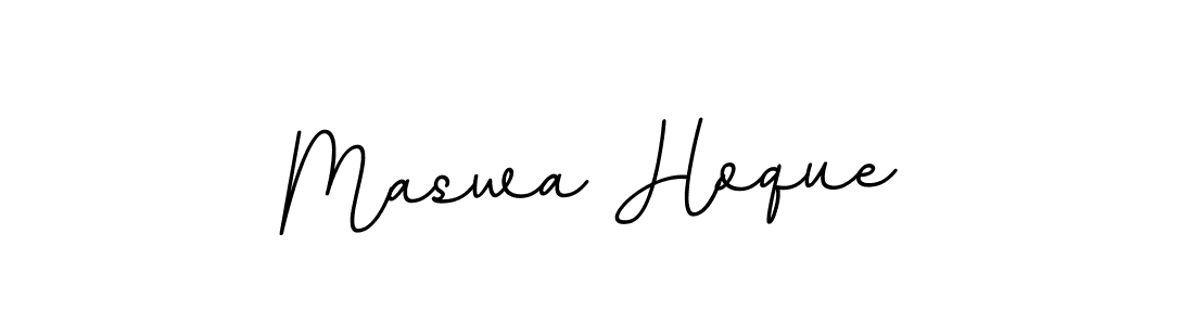 Maswa Hoque stylish signature style. Best Handwritten Sign (BallpointsItalic-DORy9) for my name. Handwritten Signature Collection Ideas for my name Maswa Hoque. Maswa Hoque signature style 11 images and pictures png