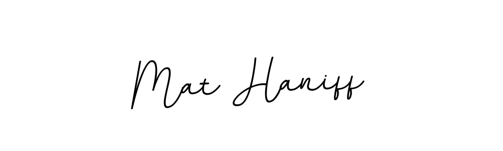 It looks lik you need a new signature style for name Mat Haniff. Design unique handwritten (BallpointsItalic-DORy9) signature with our free signature maker in just a few clicks. Mat Haniff signature style 11 images and pictures png