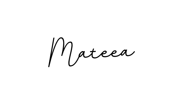 Design your own signature with our free online signature maker. With this signature software, you can create a handwritten (BallpointsItalic-DORy9) signature for name Mateea. Mateea signature style 11 images and pictures png