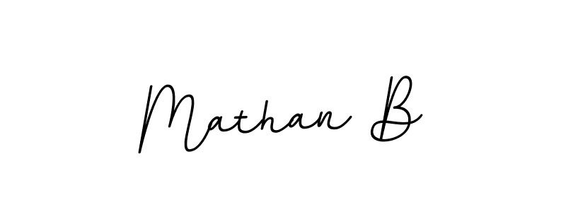 Also You can easily find your signature by using the search form. We will create Mathan B name handwritten signature images for you free of cost using BallpointsItalic-DORy9 sign style. Mathan B signature style 11 images and pictures png