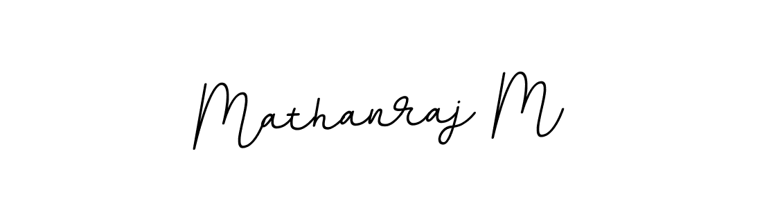 Design your own signature with our free online signature maker. With this signature software, you can create a handwritten (BallpointsItalic-DORy9) signature for name Mathanraj M. Mathanraj M signature style 11 images and pictures png