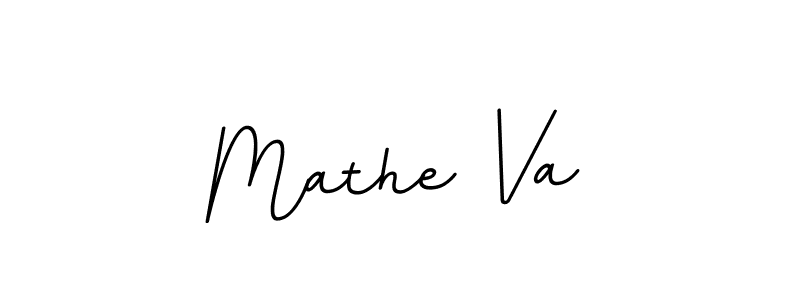 It looks lik you need a new signature style for name Mathe Va. Design unique handwritten (BallpointsItalic-DORy9) signature with our free signature maker in just a few clicks. Mathe Va signature style 11 images and pictures png