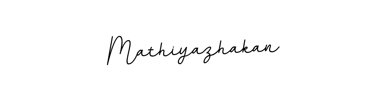 Create a beautiful signature design for name Mathiyazhakan. With this signature (BallpointsItalic-DORy9) fonts, you can make a handwritten signature for free. Mathiyazhakan signature style 11 images and pictures png