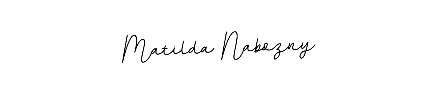 How to Draw Matilda Nabozny signature style? BallpointsItalic-DORy9 is a latest design signature styles for name Matilda Nabozny. Matilda Nabozny signature style 11 images and pictures png
