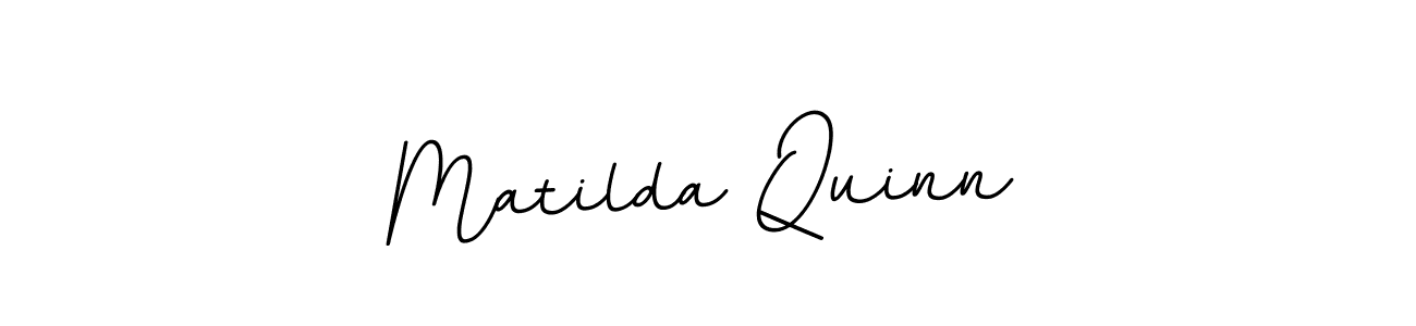 Matilda Quinn stylish signature style. Best Handwritten Sign (BallpointsItalic-DORy9) for my name. Handwritten Signature Collection Ideas for my name Matilda Quinn. Matilda Quinn signature style 11 images and pictures png