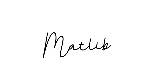 Design your own signature with our free online signature maker. With this signature software, you can create a handwritten (BallpointsItalic-DORy9) signature for name Matlib. Matlib signature style 11 images and pictures png