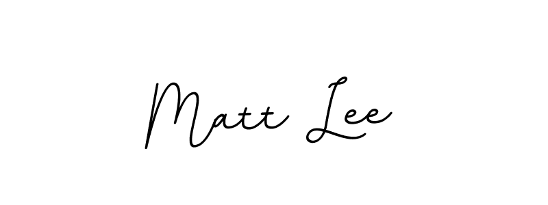 You should practise on your own different ways (BallpointsItalic-DORy9) to write your name (Matt Lee) in signature. don't let someone else do it for you. Matt Lee signature style 11 images and pictures png