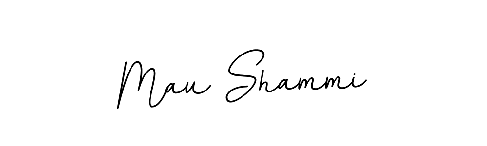 Design your own signature with our free online signature maker. With this signature software, you can create a handwritten (BallpointsItalic-DORy9) signature for name Mau Shammi. Mau Shammi signature style 11 images and pictures png