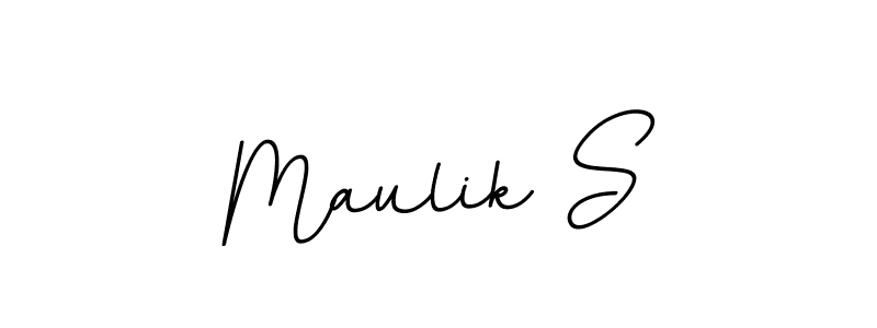 How to Draw Maulik S signature style? BallpointsItalic-DORy9 is a latest design signature styles for name Maulik S. Maulik S signature style 11 images and pictures png