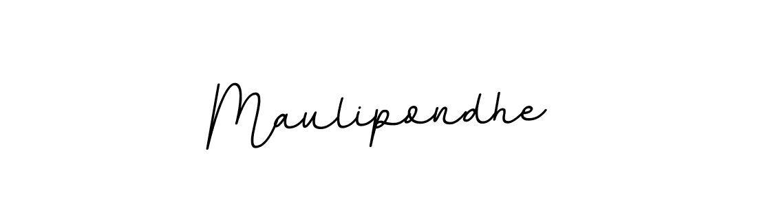You should practise on your own different ways (BallpointsItalic-DORy9) to write your name (Maulipondhe) in signature. don't let someone else do it for you. Maulipondhe signature style 11 images and pictures png