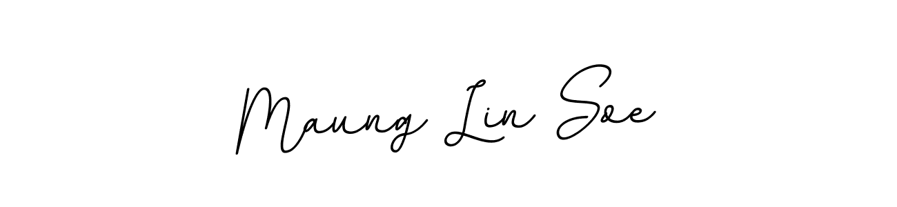 Also we have Maung Lin Soe name is the best signature style. Create professional handwritten signature collection using BallpointsItalic-DORy9 autograph style. Maung Lin Soe signature style 11 images and pictures png