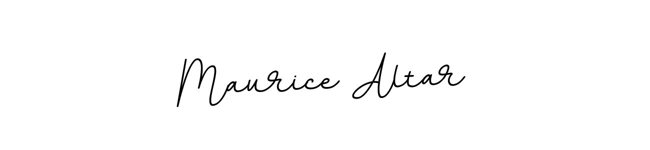 Make a beautiful signature design for name Maurice Altar. With this signature (BallpointsItalic-DORy9) style, you can create a handwritten signature for free. Maurice Altar signature style 11 images and pictures png