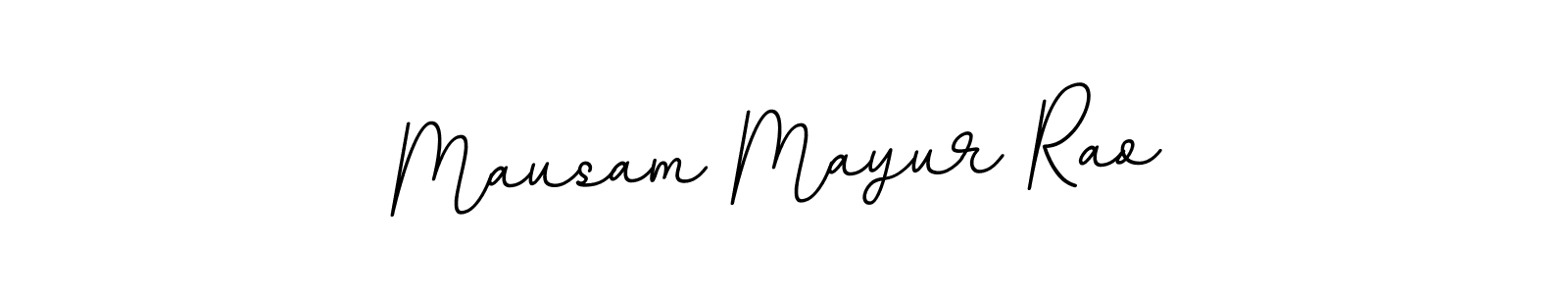 Make a beautiful signature design for name Mausam Mayur Rao. With this signature (BallpointsItalic-DORy9) style, you can create a handwritten signature for free. Mausam Mayur Rao signature style 11 images and pictures png