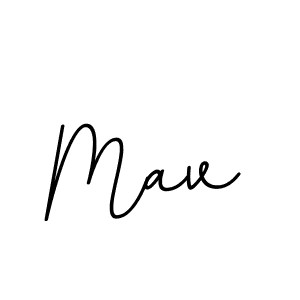 Make a beautiful signature design for name Mav. With this signature (BallpointsItalic-DORy9) style, you can create a handwritten signature for free. Mav signature style 11 images and pictures png