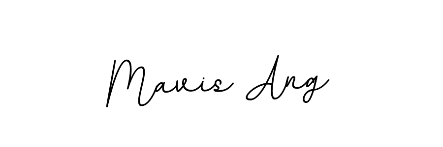 You should practise on your own different ways (BallpointsItalic-DORy9) to write your name (Mavis Ang) in signature. don't let someone else do it for you. Mavis Ang signature style 11 images and pictures png