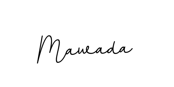 Create a beautiful signature design for name Mawada. With this signature (BallpointsItalic-DORy9) fonts, you can make a handwritten signature for free. Mawada signature style 11 images and pictures png