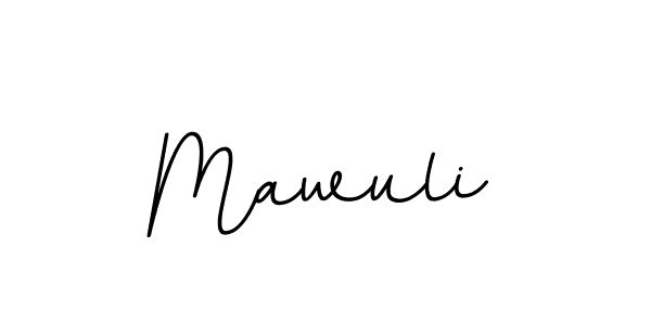 You should practise on your own different ways (BallpointsItalic-DORy9) to write your name (Mawuli) in signature. don't let someone else do it for you. Mawuli signature style 11 images and pictures png