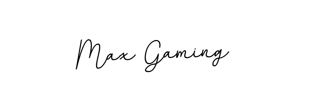 How to make Max Gaming name signature. Use BallpointsItalic-DORy9 style for creating short signs online. This is the latest handwritten sign. Max Gaming signature style 11 images and pictures png