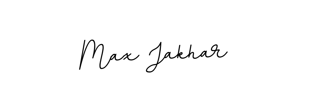Use a signature maker to create a handwritten signature online. With this signature software, you can design (BallpointsItalic-DORy9) your own signature for name Max Jakhar. Max Jakhar signature style 11 images and pictures png