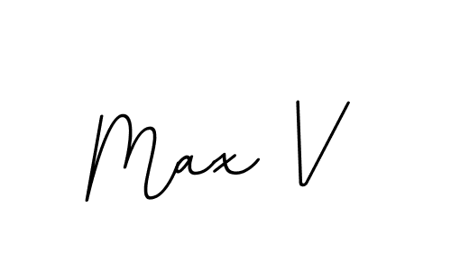 The best way (BallpointsItalic-DORy9) to make a short signature is to pick only two or three words in your name. The name Max V include a total of six letters. For converting this name. Max V signature style 11 images and pictures png