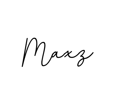 Make a beautiful signature design for name Maxz. With this signature (BallpointsItalic-DORy9) style, you can create a handwritten signature for free. Maxz signature style 11 images and pictures png